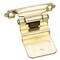 Hardware Resources Traditional 3/8 in Inset Hinge with Semi-Concealed Frame Wing - Polished Brass P5922PB - alternate 1